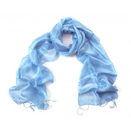 Pale Blue Silk Scarf - Foot in the East