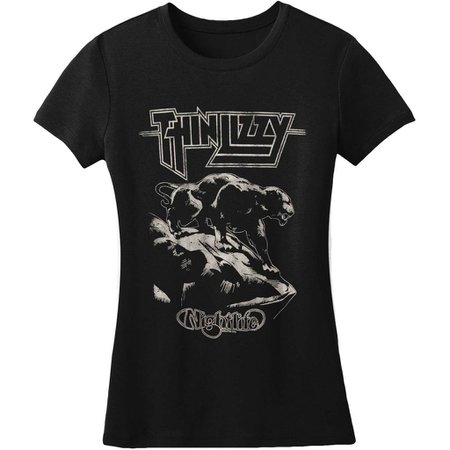 Thin Lizzy Jr Panther Nightlife T Tissue Junior Top | Rockabilia Merch Store