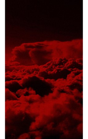 red clouds