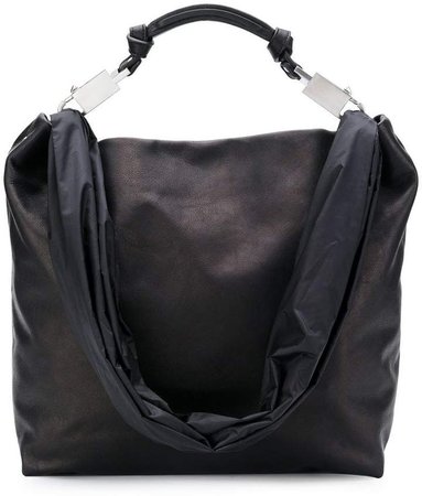 oversized top-handle tote
