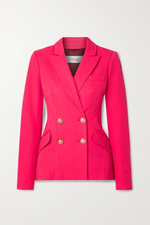 Magenta Rodeo double-breasted cotton-blend blazer | 10 Crosby by Derek Lam | NET-A-PORTER