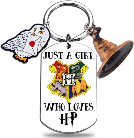 WXCATIM Harry Pottery Gifts Keychain Harry Potter Gifts For Women Harry Potter Key Ring Gifts For Girls Daughter Teen Girls Harry Potter Merchandise Stuff Accessories For Birthday Christmas at Amazon Women’s Clothing store