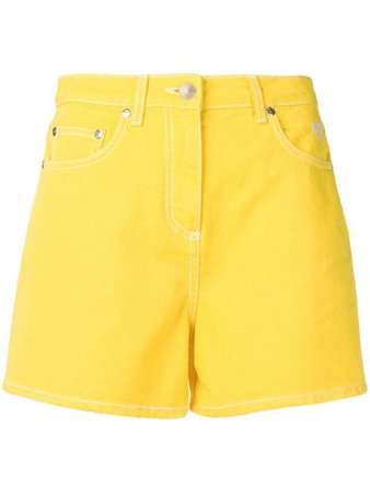 MSGM high-waisted Denim Shorts - Farfetch