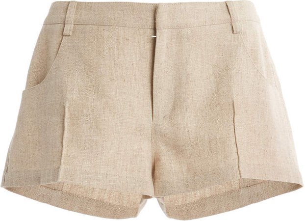 Jacquemus Linen-Blend Mini Shorts
