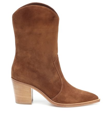 Denver Suede Ankle Boots | Gianvito Rossi - Mytheresa