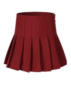 Burgundy Skirt