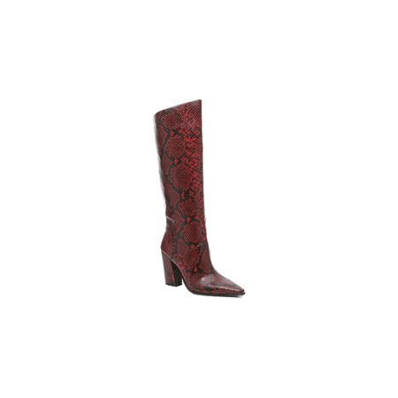 Red Snakeskin boots