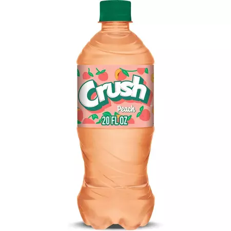 Crush Peach Soda, 20 fl oz bottle - Walmart.com