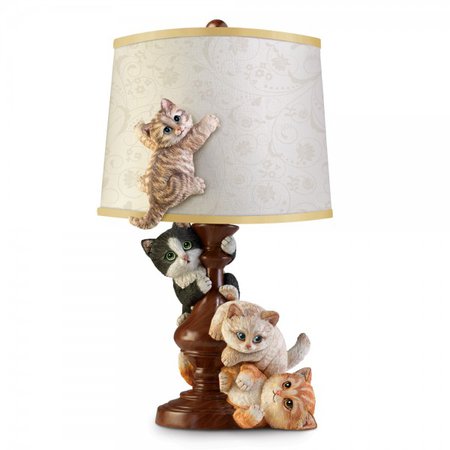 Cat-tastrophe Lamp, Bradford Exchange