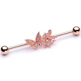 rose gold industrial bar - Google Search