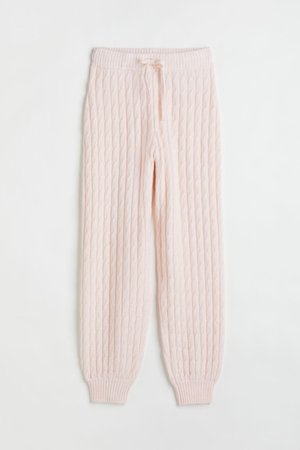 knit Light pink H&M pastel goth drawstring athlady