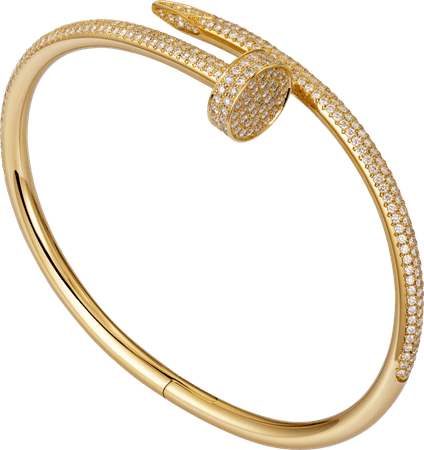 CRN6709817 - Juste un Clou bracelet - Yellow gold, diamonds - Cartier