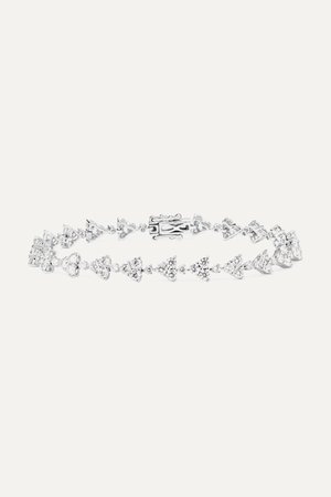 White gold Eternity 18-karat white gold diamond bracelet | Anita Ko | NET-A-PORTER
