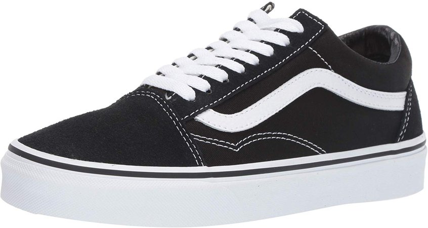Amazon.com | Vans Unisex Old Skool Black/White Skate Shoe 9 Men US / 10.5 Women US | Shoes