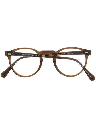 Oliver Peoples Gregory Peck Glasses - Farfetch