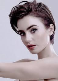 lily collins short hair - Google Search