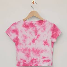pink crop top tie dye shirt - Google Shopping