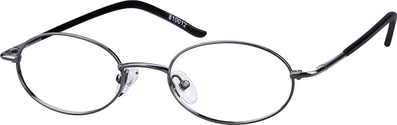 Gray Oval Glasses #810012