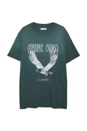 Anine Bing - Lili Eagle Tee in Emerald – Blond Genius