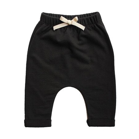 baby pant in nearly black | COCOA-BABY