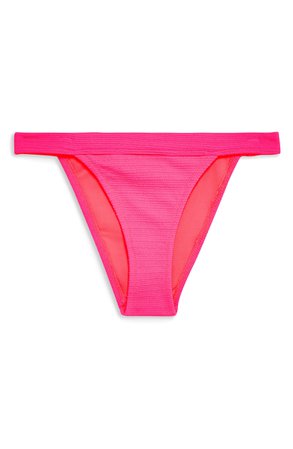 Topshop Tanga Bikini Bottoms hot neon pink
