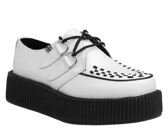 *clipped by @luci-her* White Leather Creeper