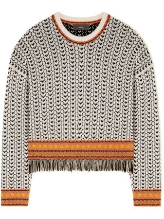 Alanui Scent Of Incense Fringed Knit Jumper - Farfetch