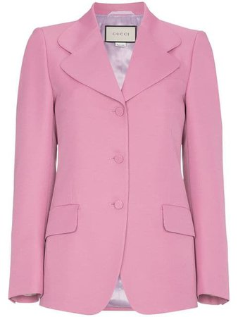 Gucci Pink Suit Blazer - Farfetch