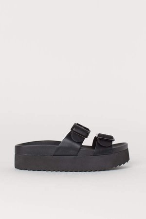 Platform sandals - Black