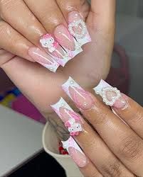 hello kitty nails