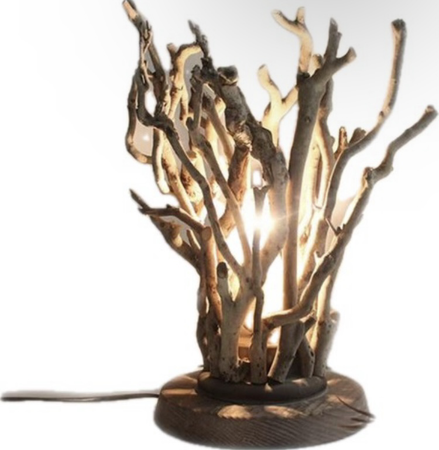 tree branch lamp