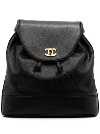 Chanel Pre-Owned 1995 Triple CC backpack - FARFETCH