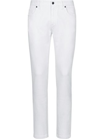 Shop Fendi FF motif straight-leg jeans with Express Delivery - FARFETCH