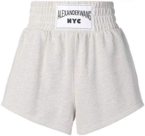 alexander wang terry shorts