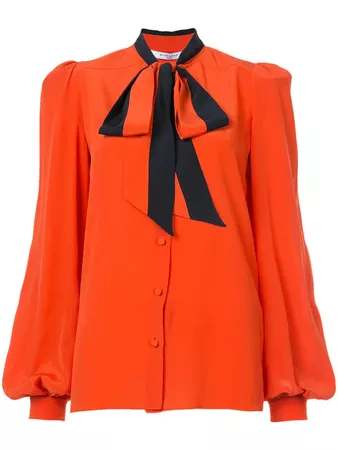 Givenchy neck-tied Fitted Blouse - Farfetch
