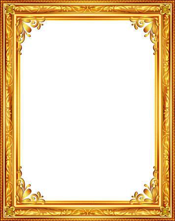 Gold Frame Louis Picture Vector Abstract Design Royalty Free Cliparts, Vectors, And Stock Illustration. Image 48039616.