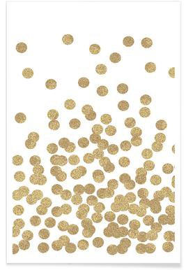Gold Glitter as Gift Wrap by Charlotte Winter | JUNIQE