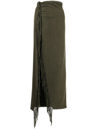 Shop Christopher Esber tassel-detail sarong skirt with Express Delivery - FARFETCH