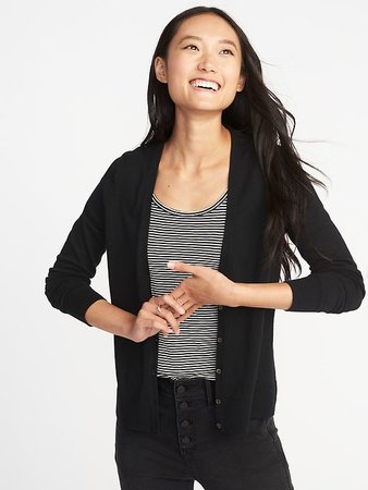 V-Neck Button-Front Cardi for Women | Old Navy