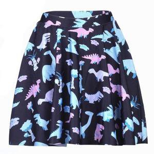 Pastel Goth Dinosaur Mini Skirt Cute Kawaii Fashion | DDLG Playground