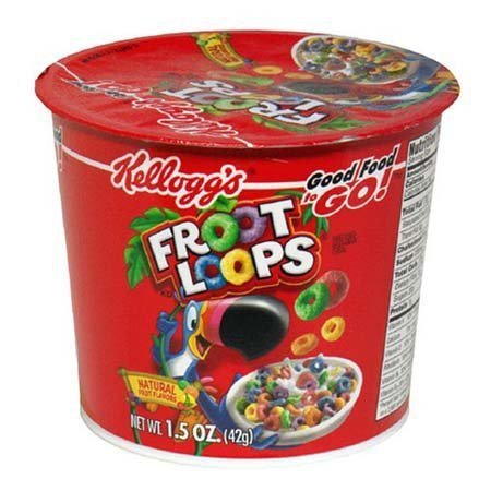 Kellogg's Fruit Loops Cereal in a Cup