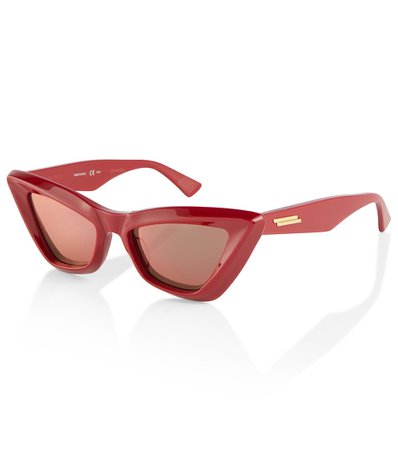 Bottega Veneta - Cat-eye acetate sunglasses | Mytheresa