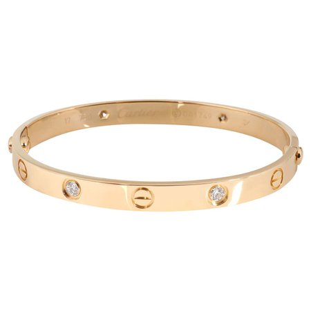 Cartier Love Diamond Bracelet in 18k Yellow Gold