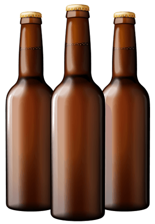 Brown Beer Bottles PNG Clipart - Best WEB Clipart