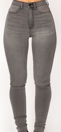 grey jeans