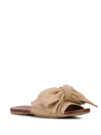 Brother Vellies Burkina Bow Sandals - Farfetch