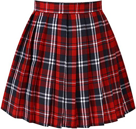Amazon.com: GOLDSTITCH Women's high Waisted Pleated Cosplay Costumes Skirts: Clothing