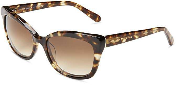 Amazon.com: Kate Spade Women's Amaras Cat-Eye Sunglasses,Tortoise,55 mm: Clothing