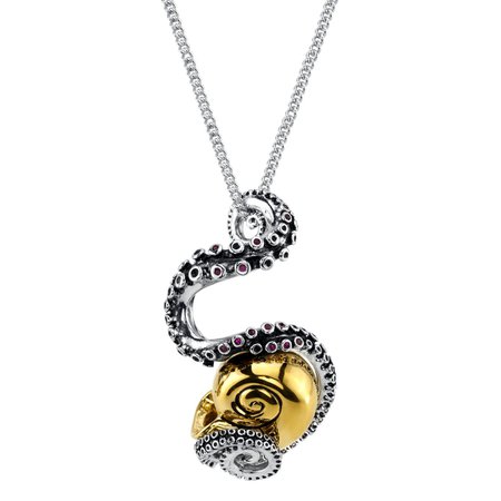 Disney X RockLove The Little Mermaid Ursula Tentacle Shell Small Necklace – RockLove Jewelry