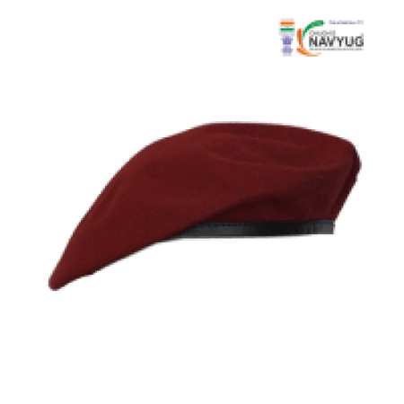 beret cap maroon light weight | para beret |army beret cap |military beret|army beret|army cap|berry caps|wollen beret caps |indian army caps |Police caps